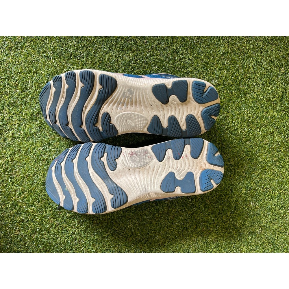 Asics Gel-Nimbus 24 Womens US 10 Running Shoes Blue Barely Rose Athletic Sneaker - Picture 5 of 7